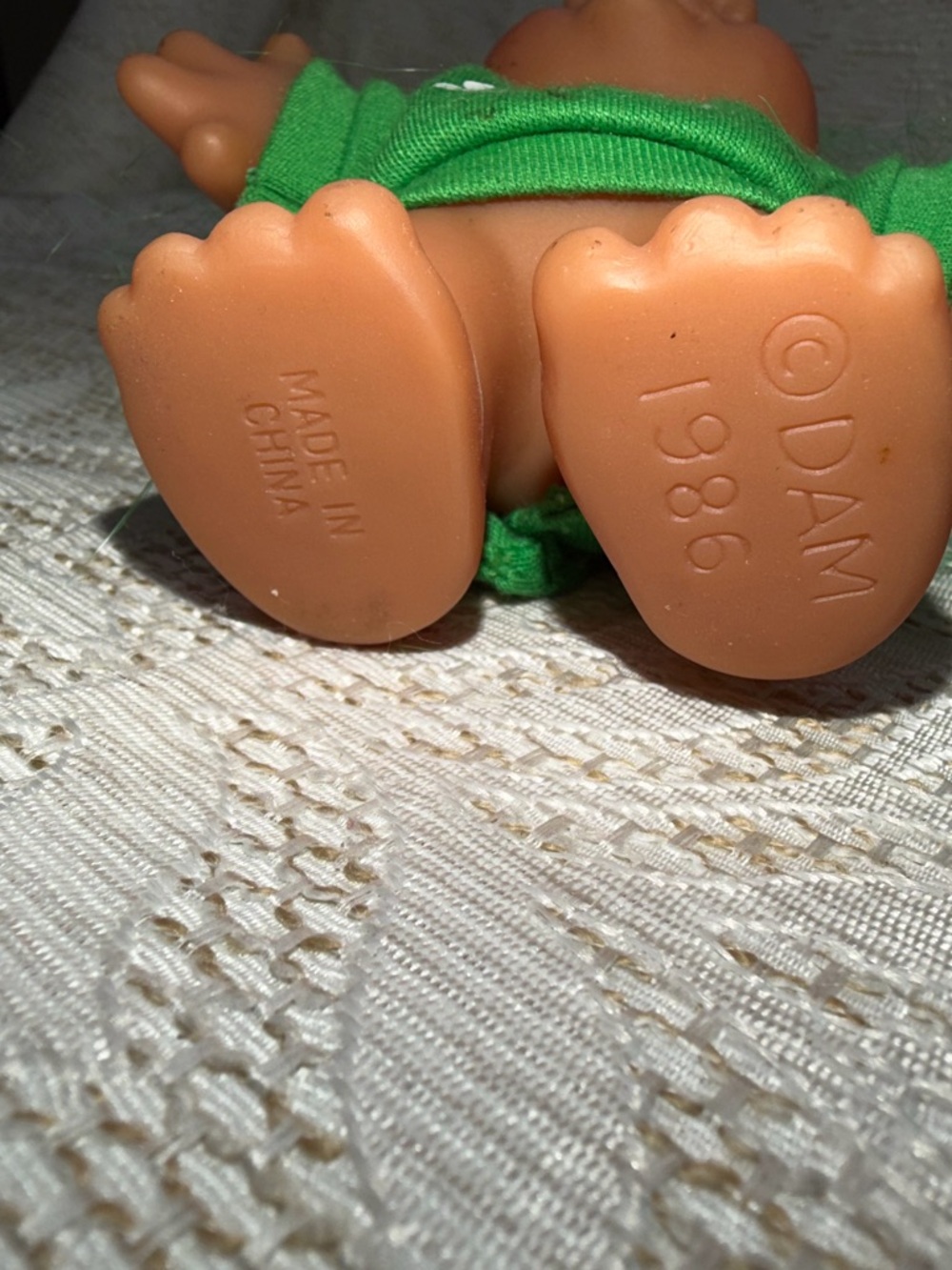 vintage 1986 Thomas Dam MY LUCKY IRISH BINGO Troll Doll - Picture 6 of 7